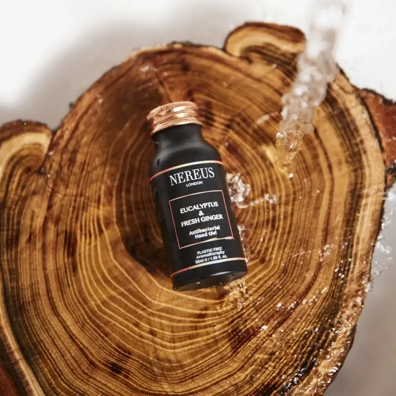 Natural Vegan Eucalyptus & Ginger Hand Sanitiser - Image 3