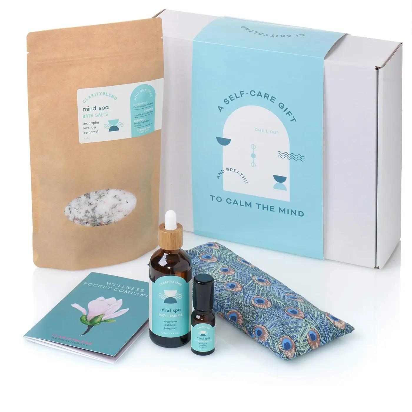 Spa Kit At Home Gift Set Mind Spa™ Aromatherapy Eye Pillow Gift Luxury Set - Image 3