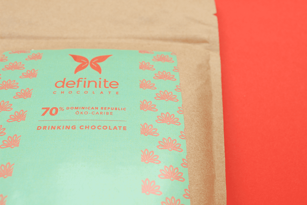 Dark Organic Vegan Drinking Hot Chocolate (70%) Dominican Republic + FREE Mug - Image 3