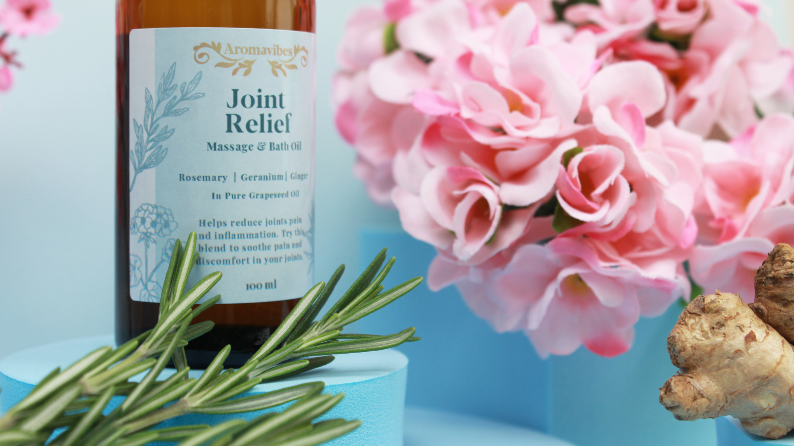 Massage Oil Joint Pain - Joint Relief Massage & Bath Oil 100ml - Image 3