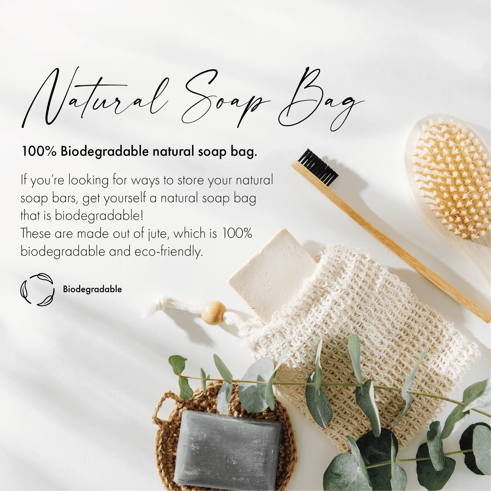 Natural Soap Bag - Biodegradable - Image 2