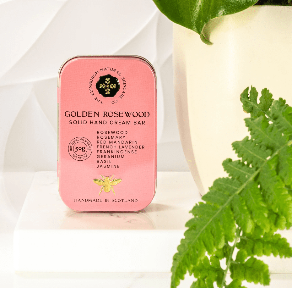 3 Golden Rosewood Solid Hand Cream Bars - Image 3