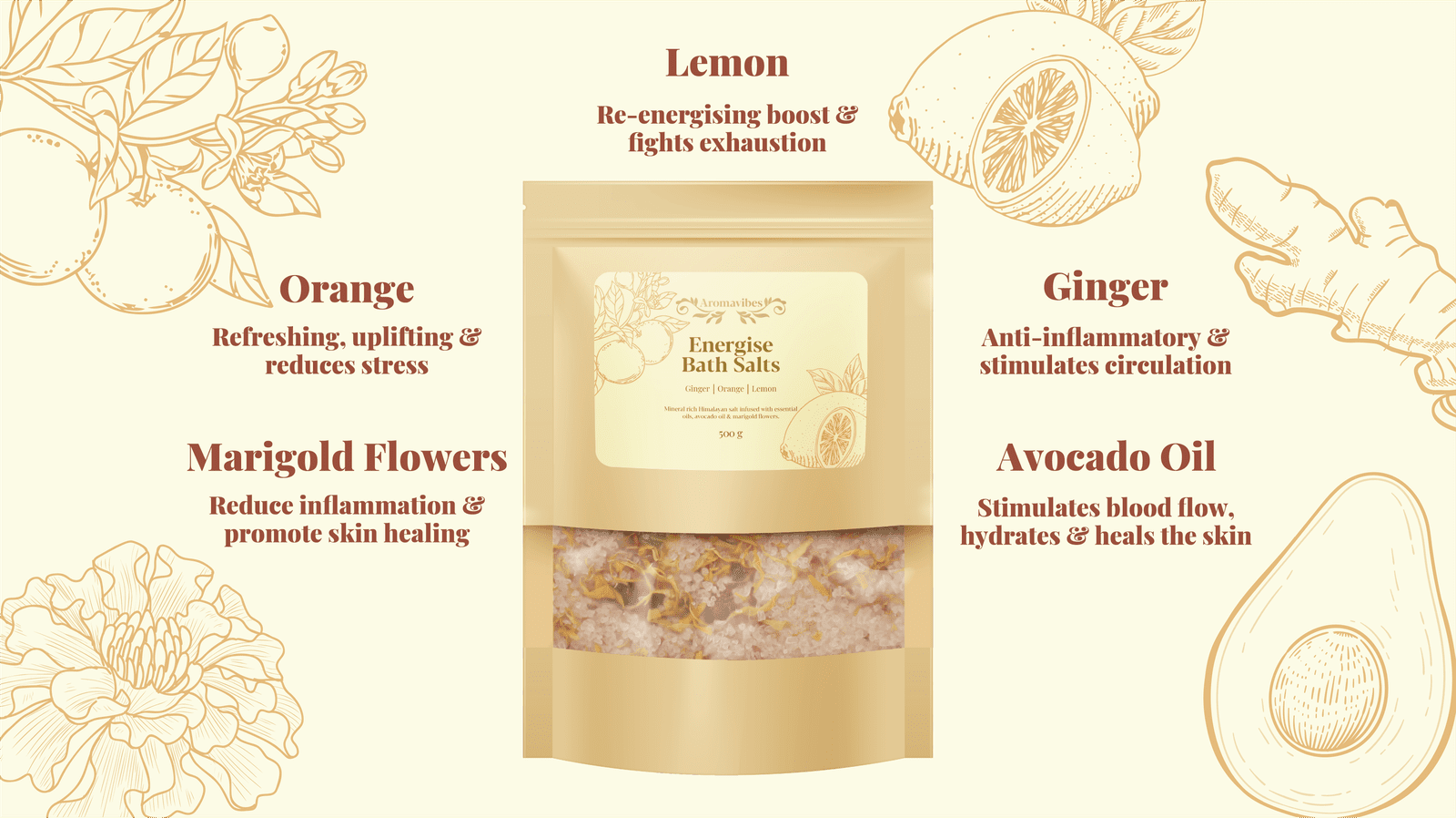 Body Boost Bath Salts Energise Himalayan Bath Salts 500g - Image 4