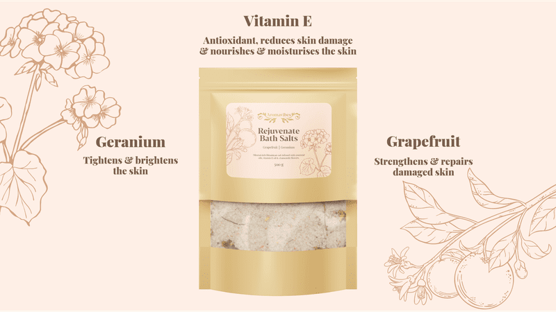Rejuvenate Himalayan Bath Salts Skin Care Bath Salts 500g - Image 4