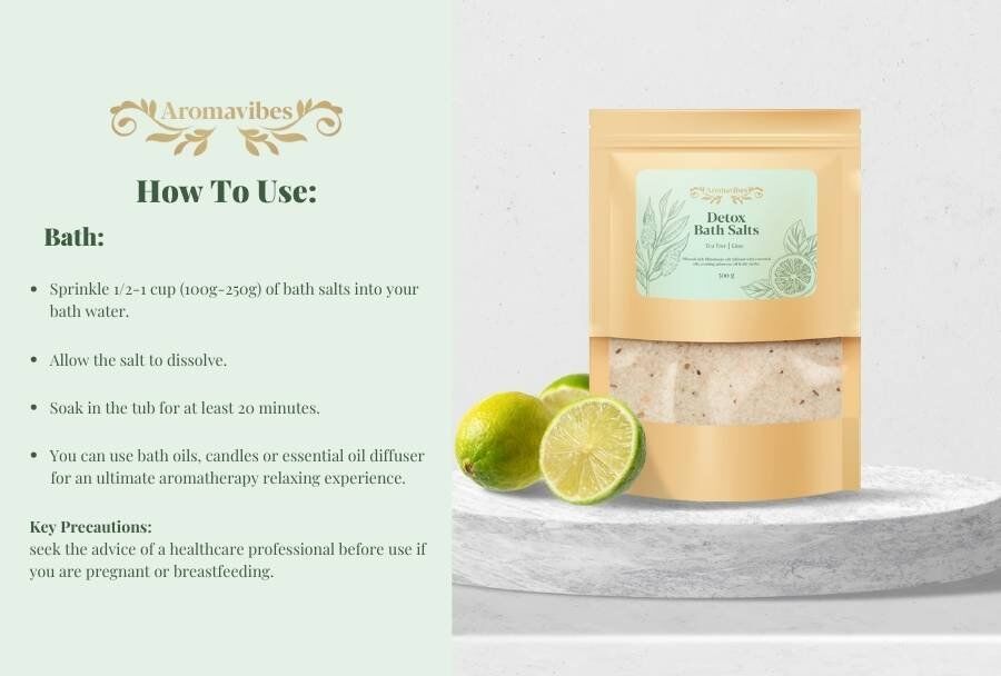Detox Himalayan Bath Salts for Acne, Skin & Body 500g - Image 5
