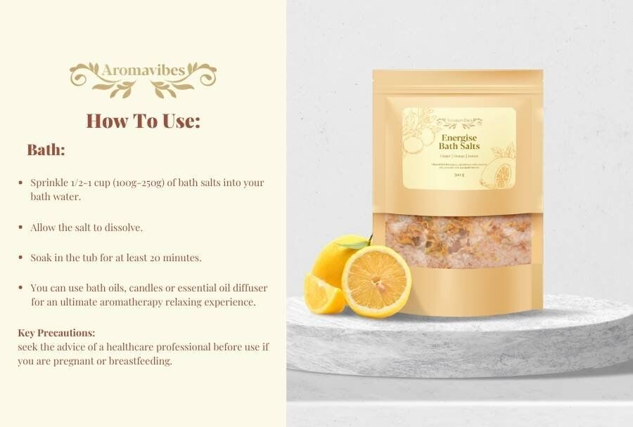 Body Boost Bath Salts Energise Himalayan Bath Salts 500g - Image 5