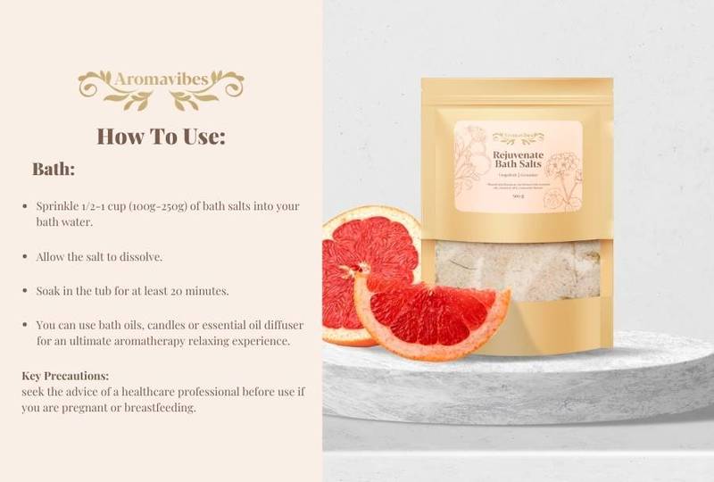 Rejuvenate Himalayan Bath Salts Skin Care Bath Salts 500g - Image 5
